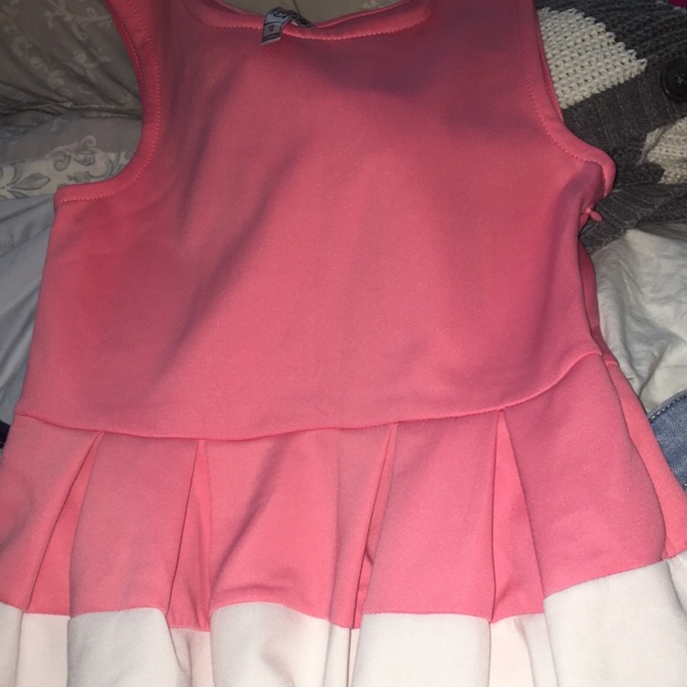 Size 10 Pink and White Beautees Dress